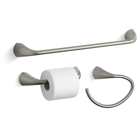 A large image of the Kohler Alteo Good Accessory Pack 2 Vibrant Brushed Nickel