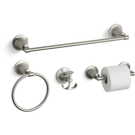 A large image of the Kohler Archer Better Accessory Pack 2 Brushed Nickel