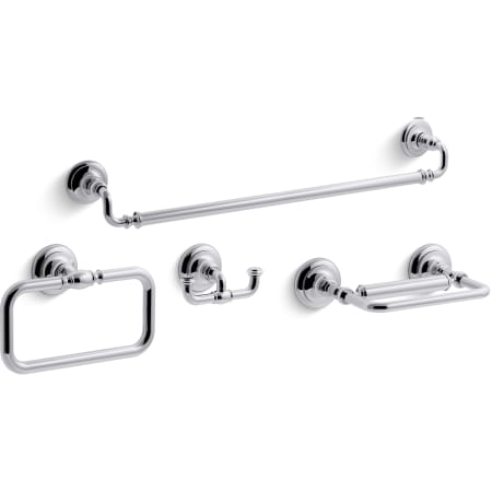 A large image of the Kohler Artifacts Better Accessory Pack 1 Polished Chrome