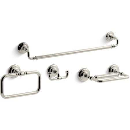 A large image of the Kohler Artifacts Better Accessory Pack 1 Vibrant Polished Nickel