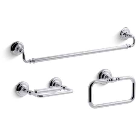 A large image of the Kohler Artifacts Good Accessory Pack 1 Polished Chrome