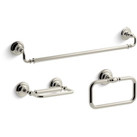 A large image of the Kohler Artifacts Good Accessory Pack 1 Vibrant Polished Nickel