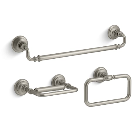 A large image of the Kohler Artifacts Good Accessory Pack 2 Vibrant Brushed Nickel