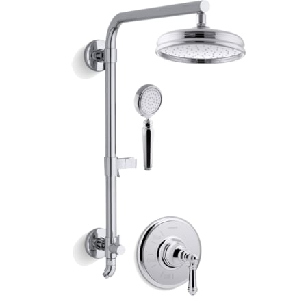 A large image of the Kohler Artifacts HydroRail Custom Shower System Polished Chrome