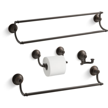 A large image of the Kohler Bancroft Best Accessory Pack Oil Rubbed Bronze (2BZ)