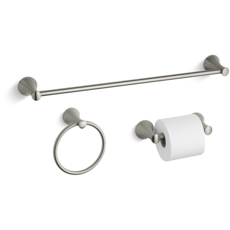 A large image of the Kohler Coralais Good Accessory Pack 1 Brushed Nickel