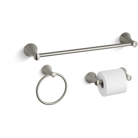 A large image of the Kohler Coralais Good Accessory Pack 2 Brushed Nickel