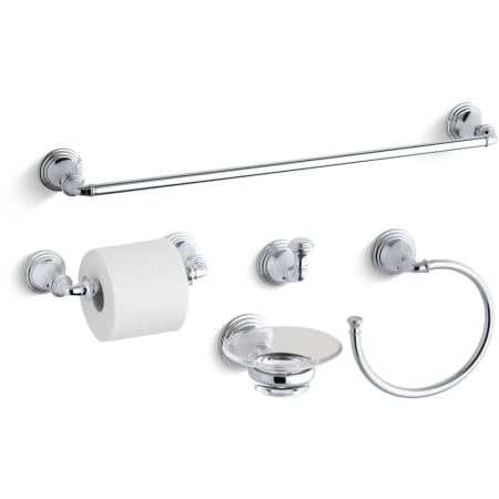 Kohler Devonshire Better Accessory Pack 1 Cp Polished Chrome 24 Kohler Devonshire Better Accessory Pack 1