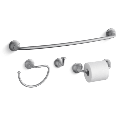 A large image of the Kohler Forte Better Accessory Pack 1 Brushed Chrome