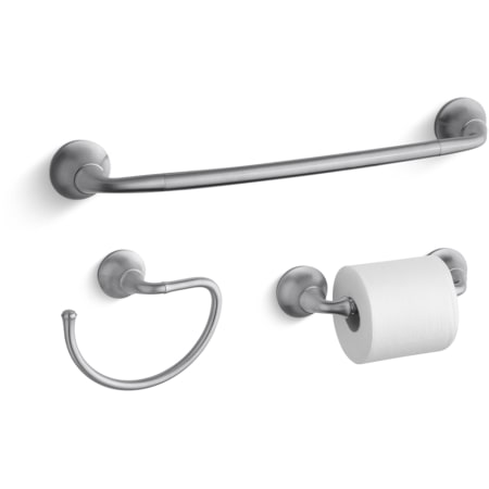 A large image of the Kohler Forte Good Accessory Pack 2 Brushed Chrome