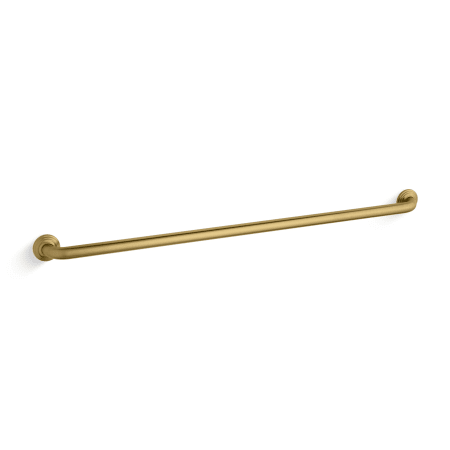 A large image of the Kohler K-10545 Vibrant Brushed Moderne Brass