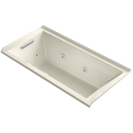 A large image of the Kohler K-1167-LH2 Almond