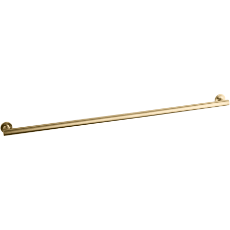 A large image of the Kohler K-11896 Vibrant Brushed Moderne Brass