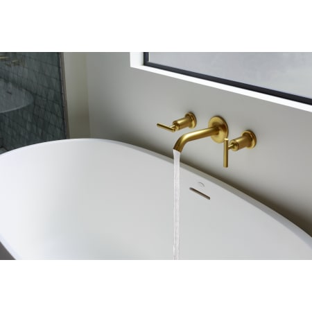 Kohler K-14426-BV Brushed Bronze Wall Mount Non-Diverter 35 Degrees ...