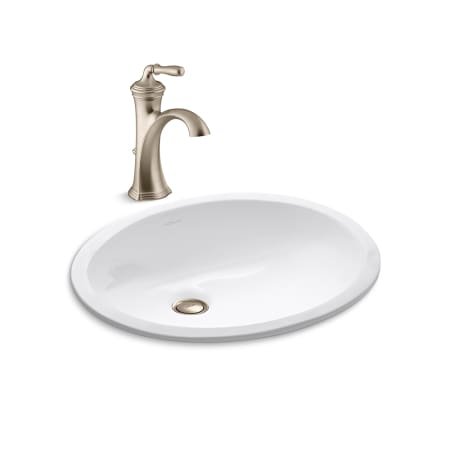 Kohler K 193 4 K 2209 Bv Vibrant Brushed Bronze Caxton 15 Undermount Bathroom Sink With Overflow And Devonshire Single Hole Bathroom Faucet With Pop Up Drain Assembly