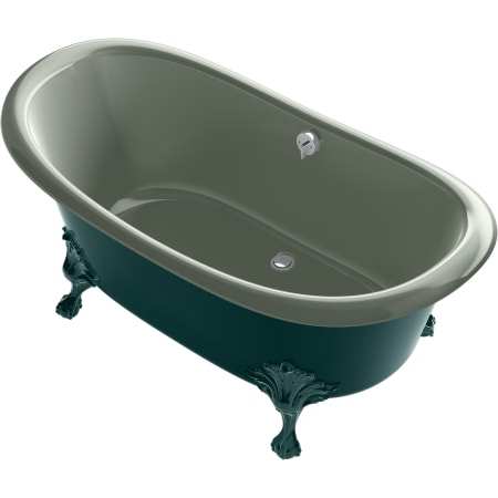 A large image of the Kohler K-21000-PAT Teal / Aspen Green