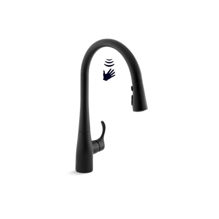 Kohler K 22036 Bl Matte Black Simplice 1 5 Gpm Single Hole