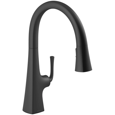 Kohler K-22062-BL Matte Black Graze 1.5 GPM Single Hole ...