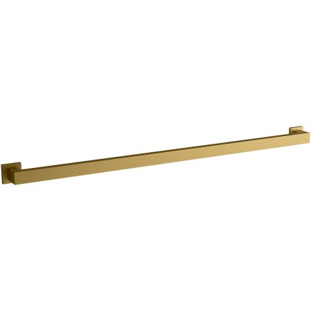 A large image of the Kohler K-23296 Vibrant Brushed Moderne Brass