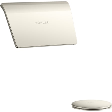 A large image of the Kohler K-23857 Vibrant Polished Nickel