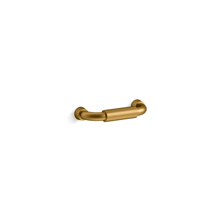 A large image of the Kohler K-24438 Vibrant Brushed Moderne Brass