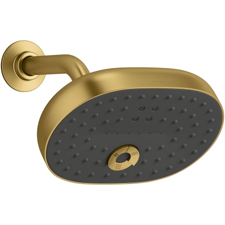 A large image of the Kohler K-26290 Vibrant Brushed Moderne Brass