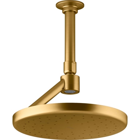 A large image of the Kohler K-26301 Vibrant Brushed Moderne Brass