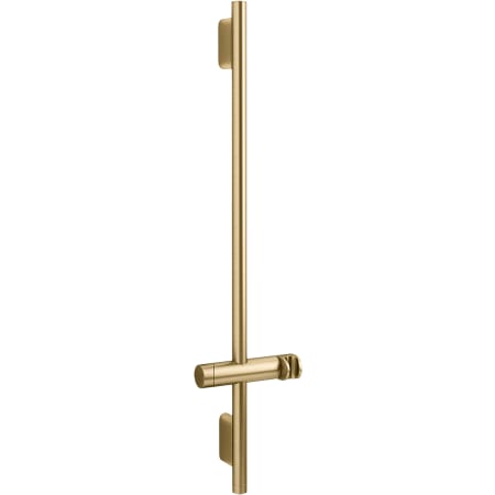 A large image of the Kohler K-26312 Vibrant Brushed Moderne Brass