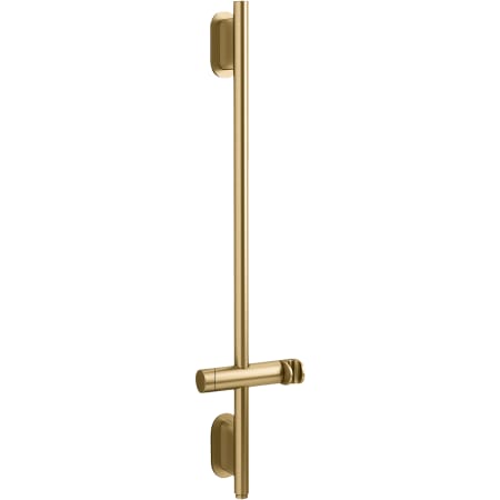 A large image of the Kohler K-26314 Vibrant Brushed Moderne Brass