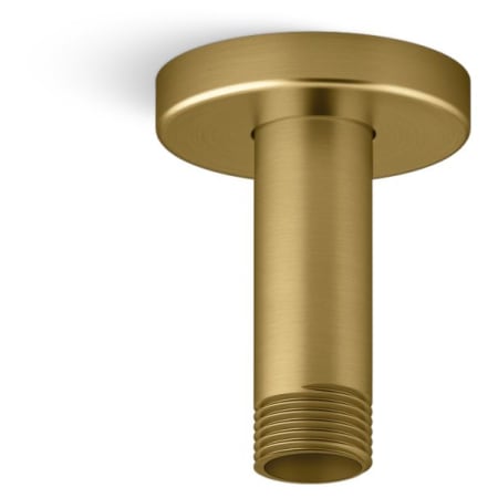 A large image of the Kohler K-26319 Vibrant Brushed Moderne Brass