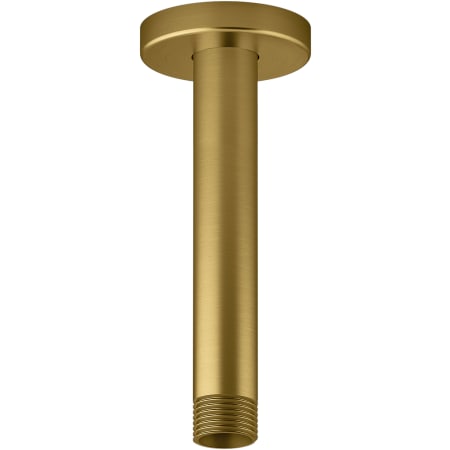A large image of the Kohler K-26320 Vibrant Brushed Moderne Brass