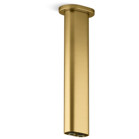 A large image of the Kohler K-26326 Vibrant Brushed Moderne Brass