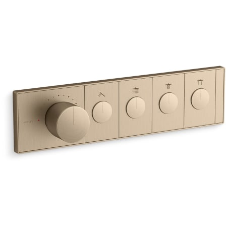 A large image of the Kohler K-26348-9 Vibrant Brushed Bronze