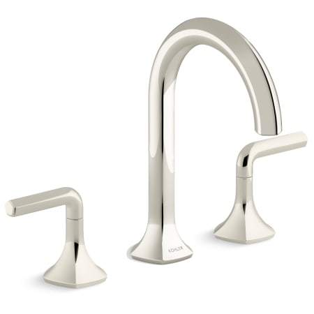 A large image of the Kohler K-27008-4 Vibrant Polished Nickel