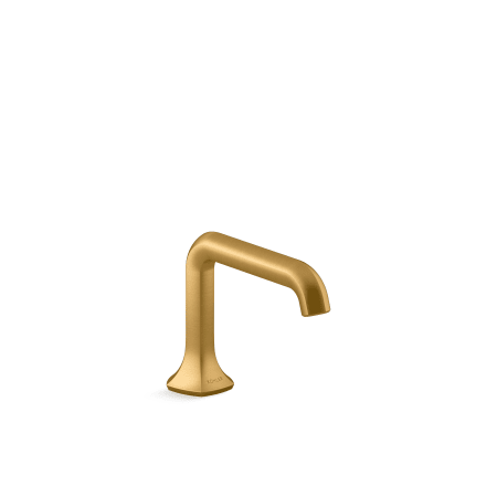 A large image of the Kohler K-27009-N Vibrant Brushed Moderne Brass