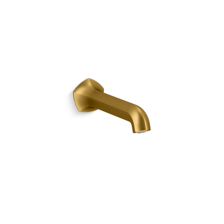 A large image of the Kohler K-27024 Vibrant Brushed Moderne Brass