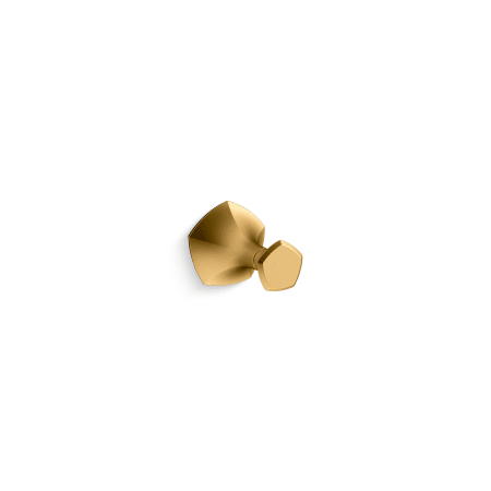 A large image of the Kohler K-27069 Vibrant Brushed Moderne Brass