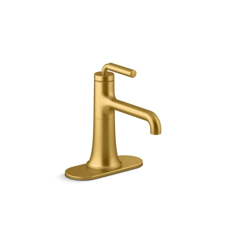 A large image of the Kohler K-27415-4N Vibrant Brushed Moderne Brass