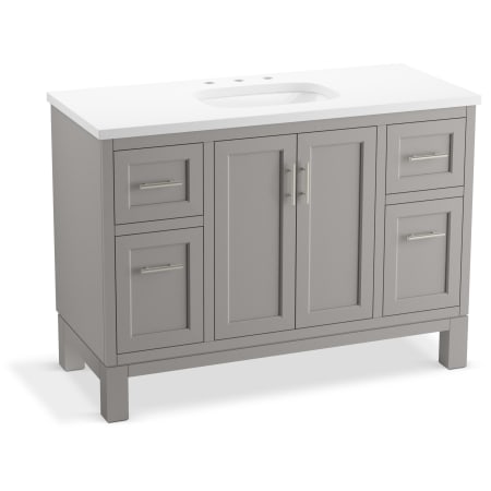 A large image of the Kohler K-28383-ASB Mohair Grey