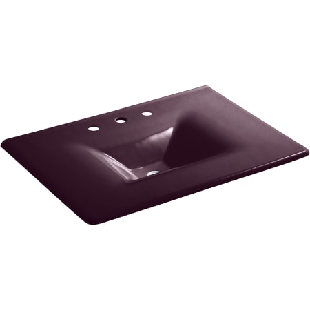 A large image of the Kohler K-3049-8 Black Plum