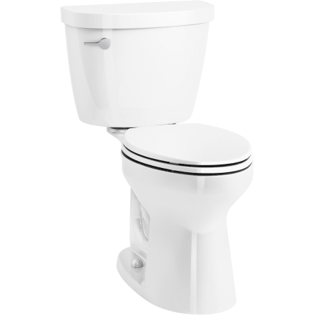Kohler K 31621 0 White Cimarron 1 28, Kohler Cimarron Comfort Height Round Front Chair Toilet Bowl Only