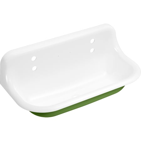 A large image of the Kohler K-3200-PFG Fresh Green / White