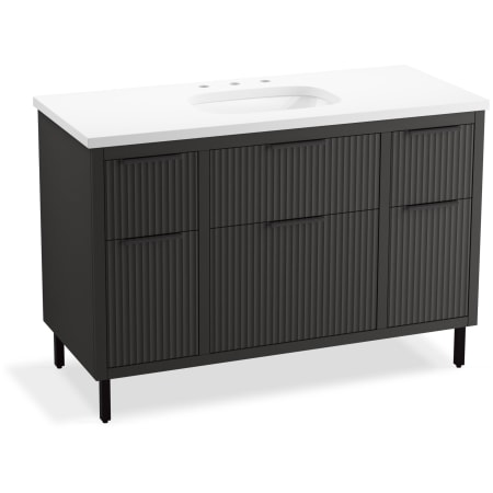 A large image of the Kohler K-32172-ASB Dark Steel