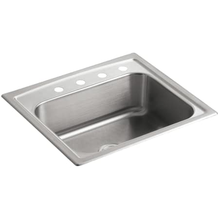 A large image of the Kohler K-3348-4 Stainless Steel