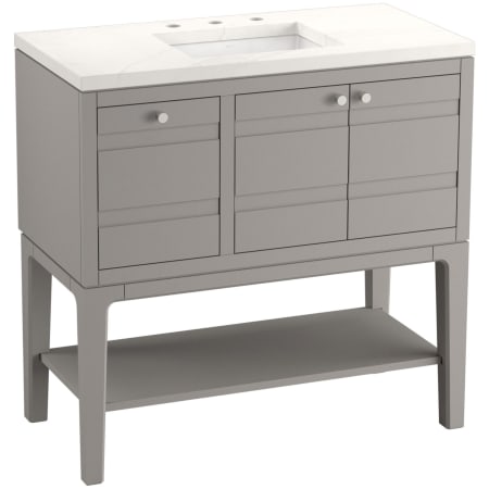 A large image of the Kohler K-33524-ASB Mohair Grey