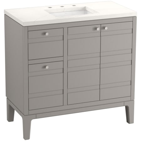 A large image of the Kohler K-33526-ASB Mohair Grey