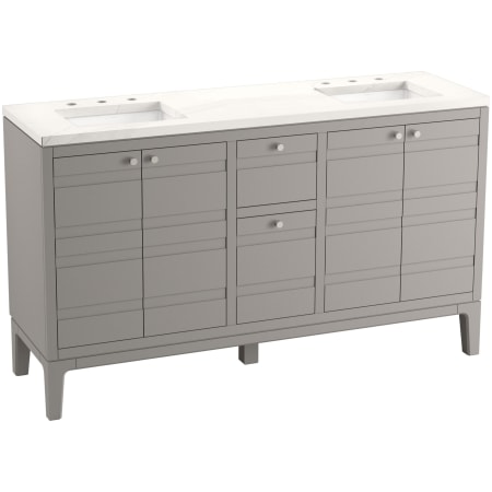 A large image of the Kohler K-33527-ASB Mohair Grey