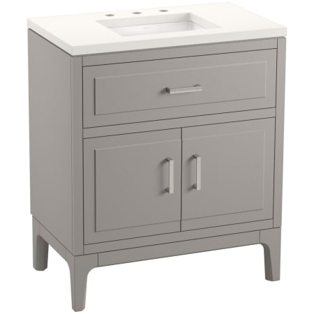 A large image of the Kohler K-33552-ASB Mohair Grey