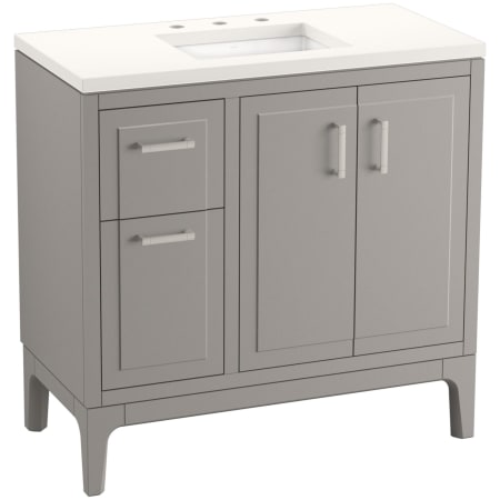 A large image of the Kohler K-33553-ASB Mohair Grey