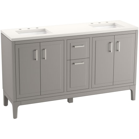 A large image of the Kohler K-33555-ASB Mohair Grey